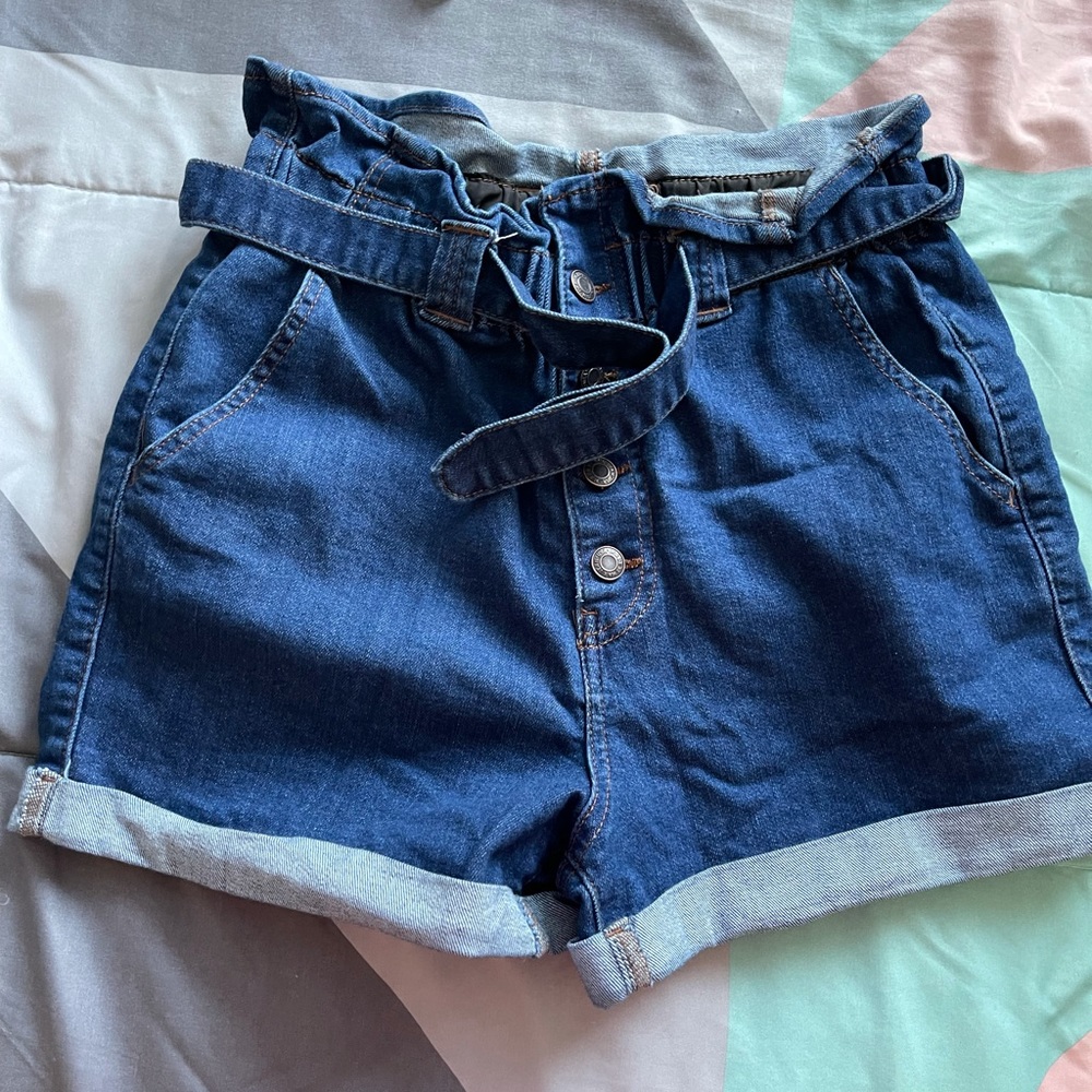 Mom flared Jean shorts